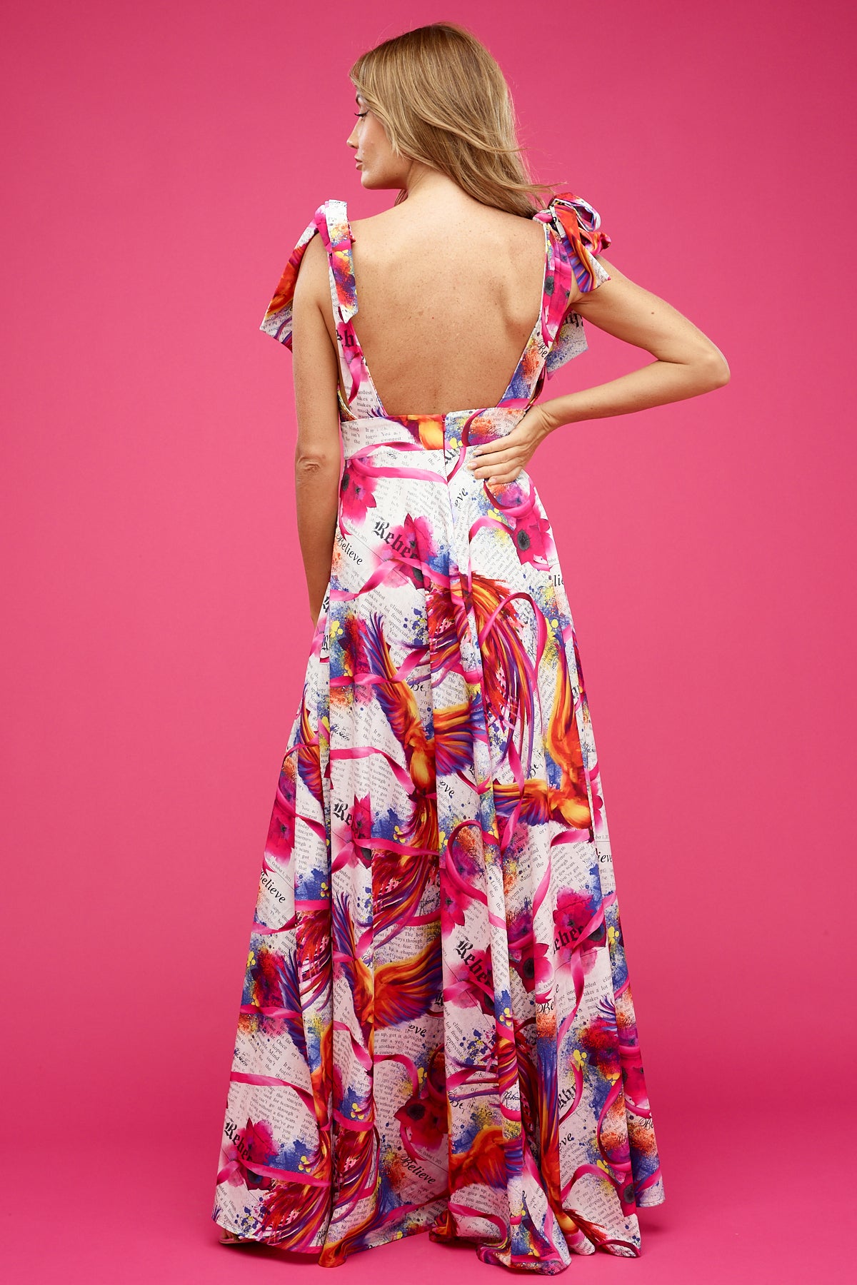 Abbie Maxi Believe Print