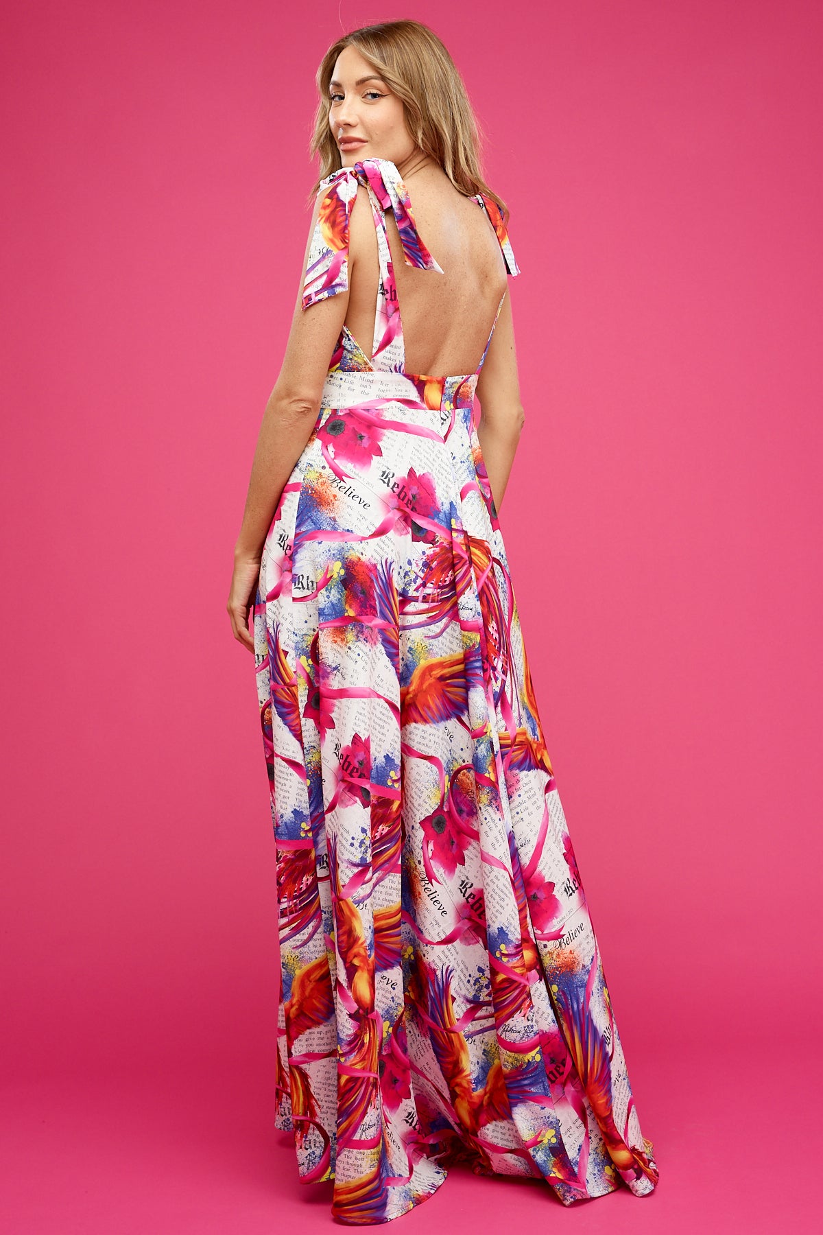 Abbie Maxi Believe Print