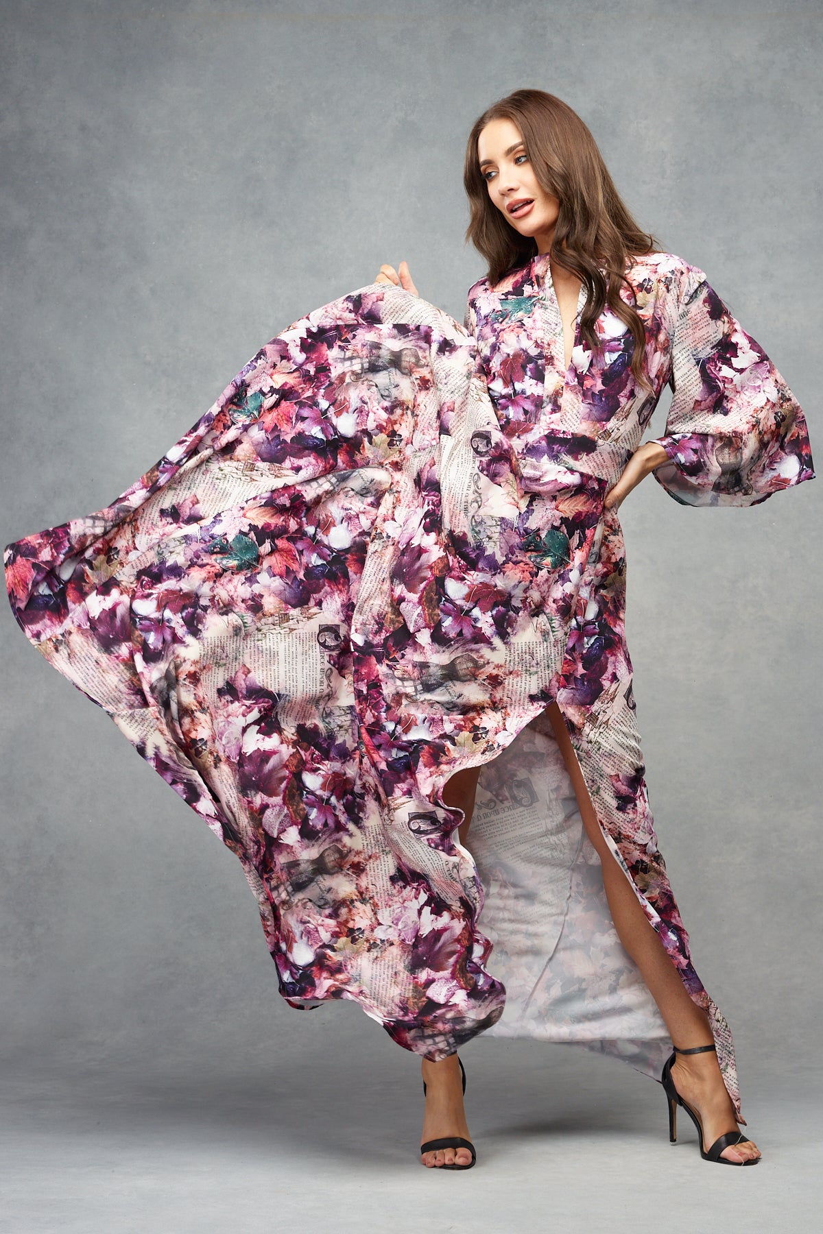 Amelia Maxi Dress Fairytale Fall Print