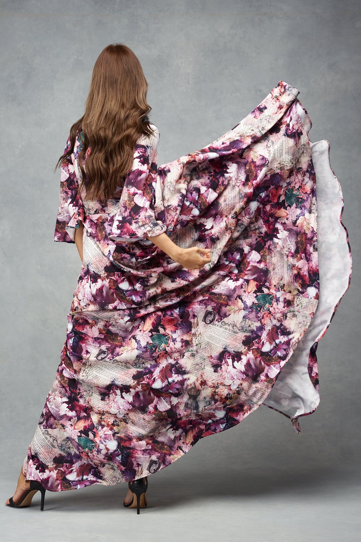 Amelia Maxi Dress Fairytale Fall Print