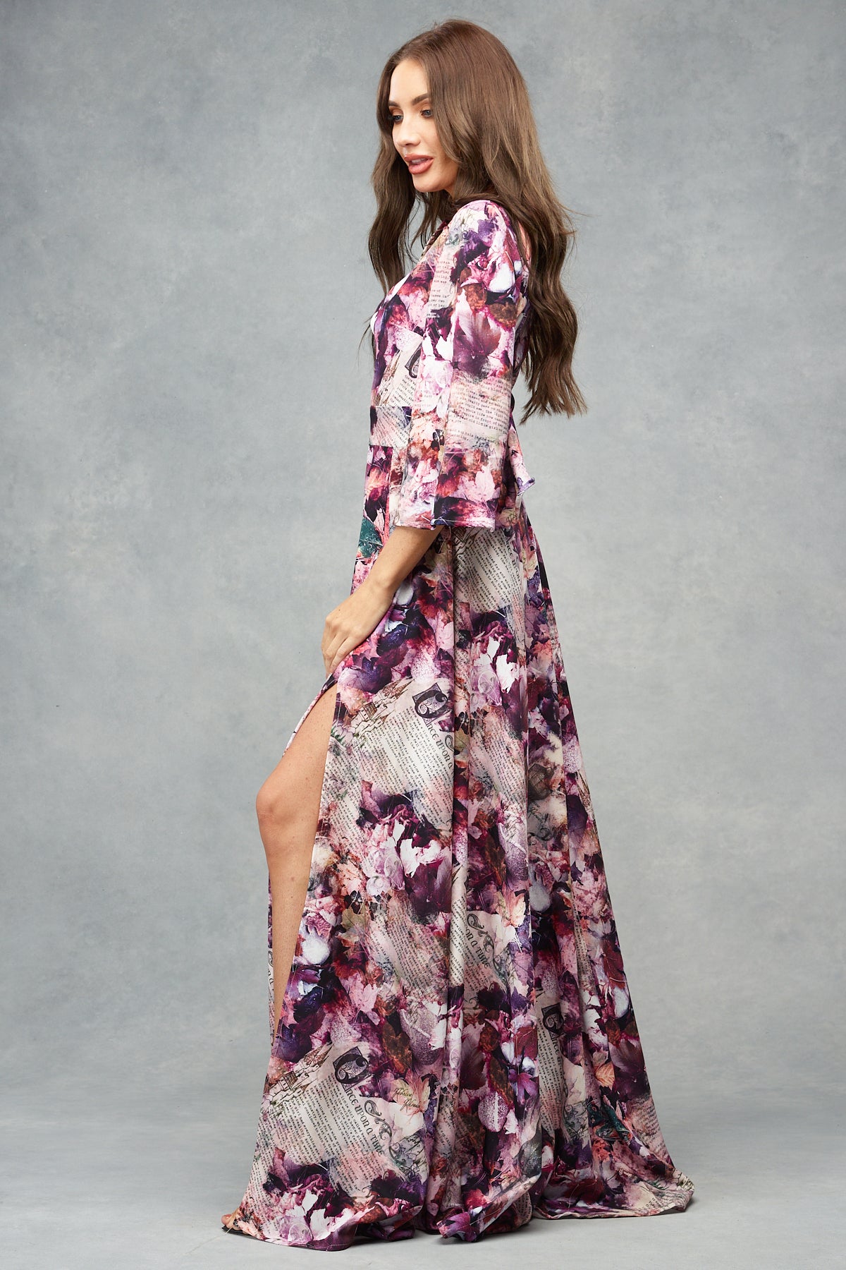 Amelia Maxi Dress Fairytale Fall Print