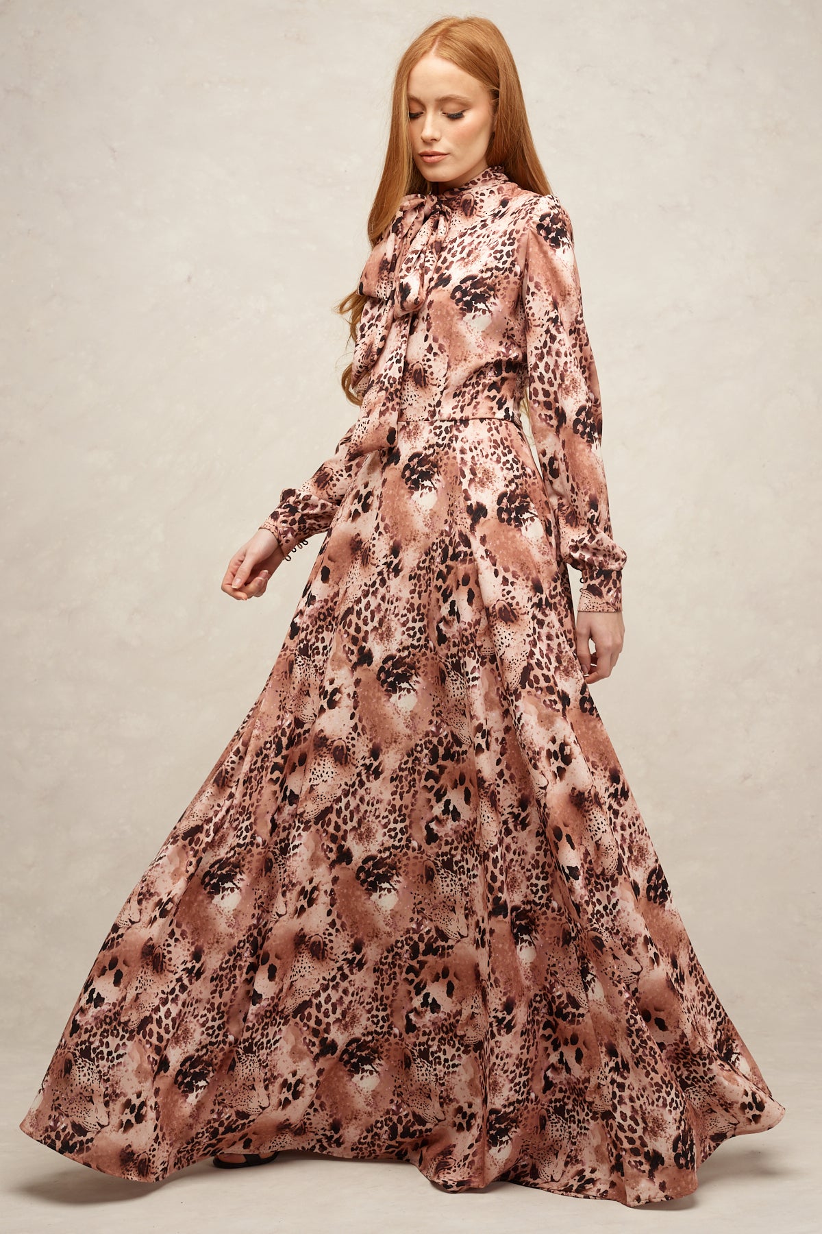 Savannah Maxi Dress Leopard Print