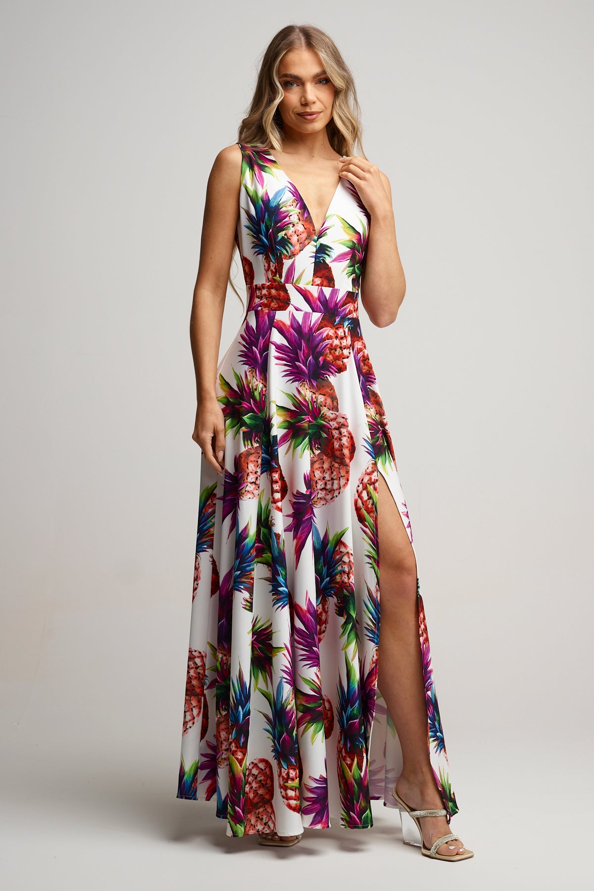 Jessica Maxi Dress Pineapple Print