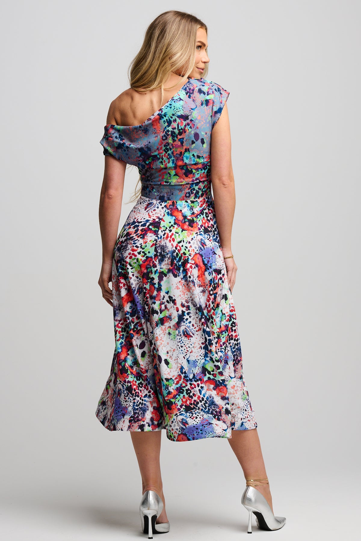 Hendrix Midi Leo Mixed Print