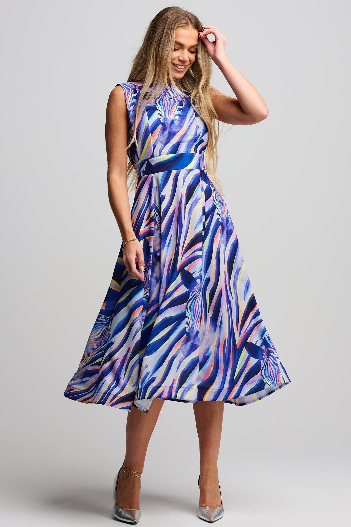 Korey Midi Zebra Dreams Print