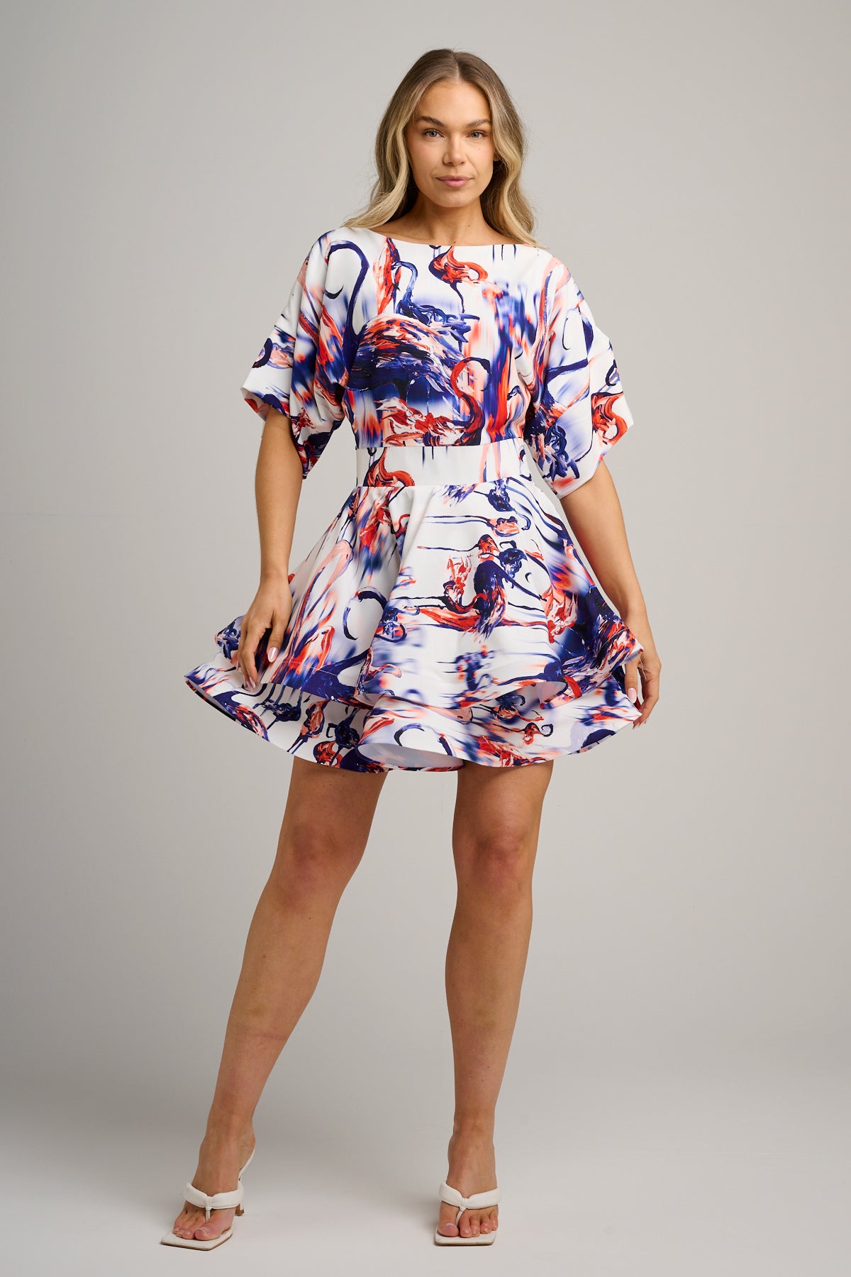 Lola Mini Dress Flamingo