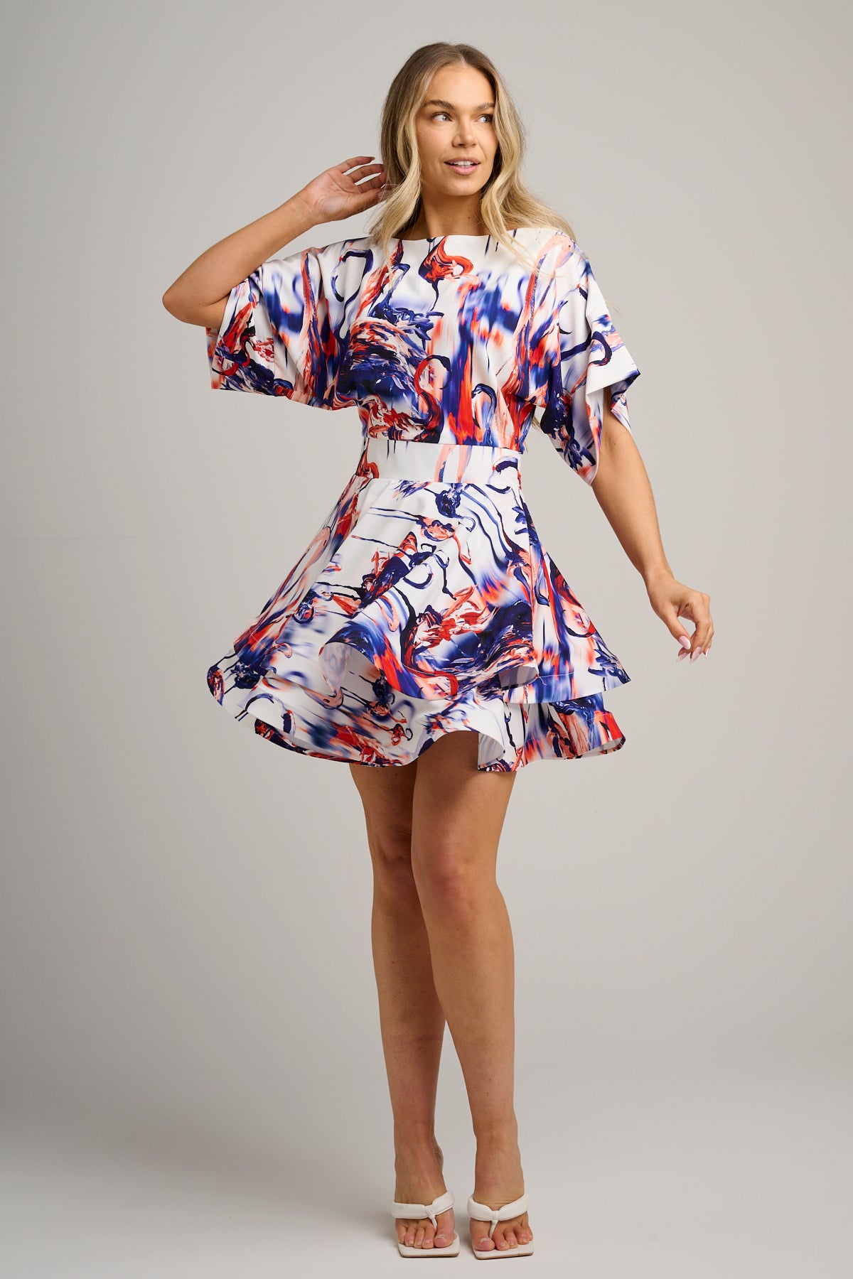 Lola Mini Dress Flamingo