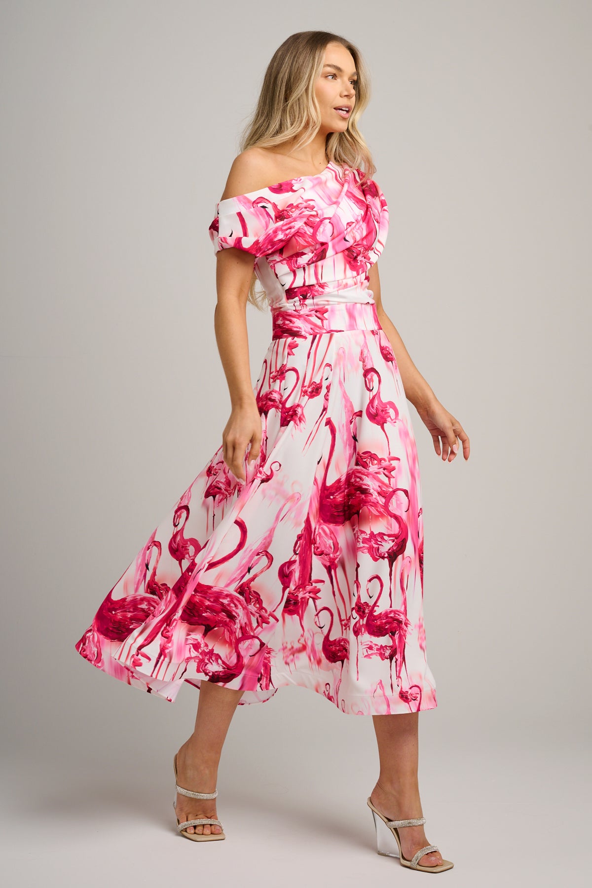 Rene Midi Raspberry Flamingo