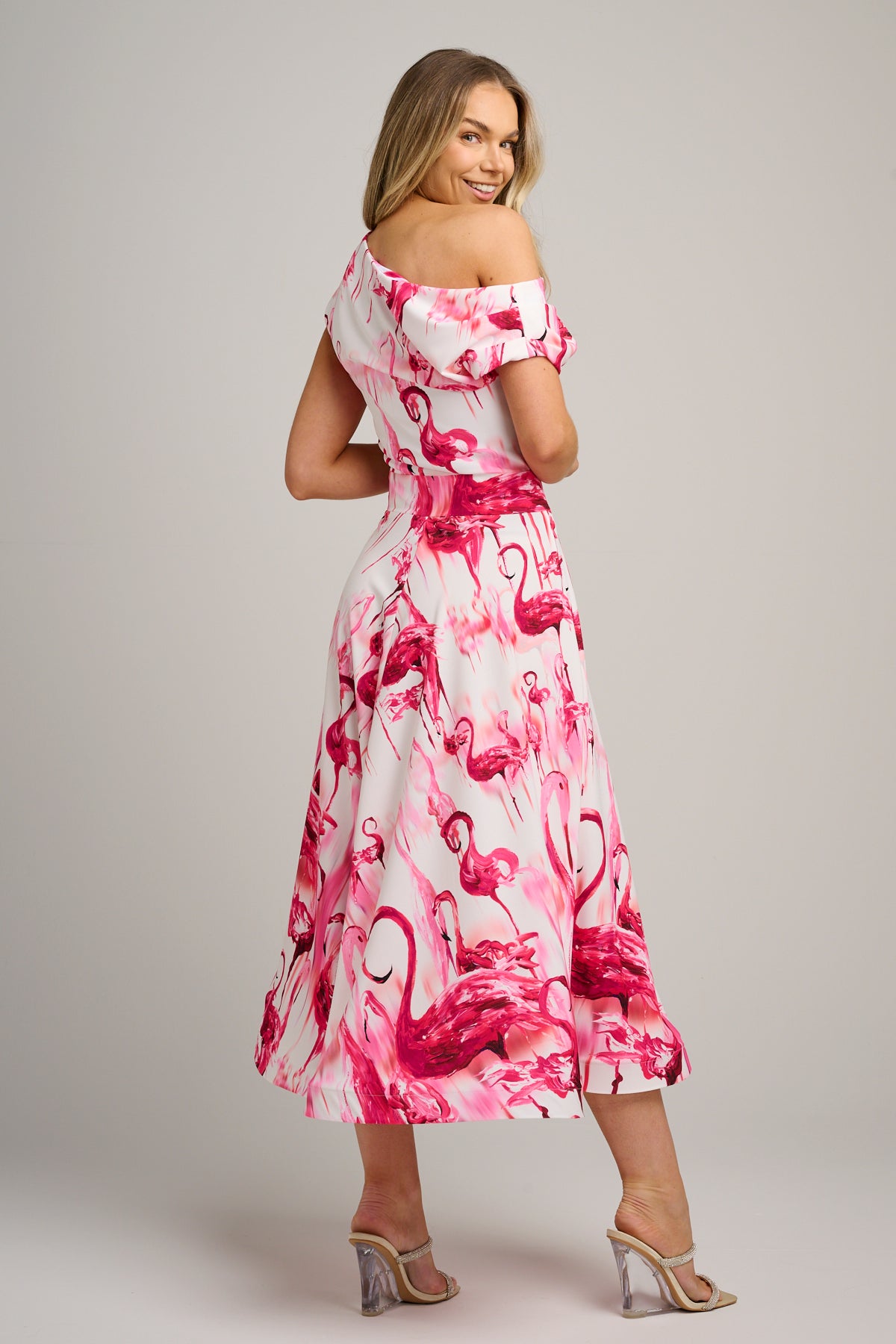 Rene Midi Raspberry Flamingo