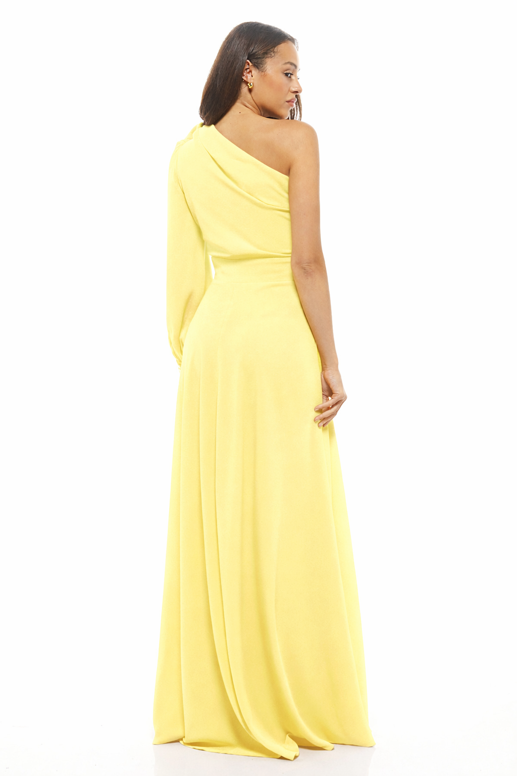 Jenny Maxi Bridesmaid Dress Lemon Frost