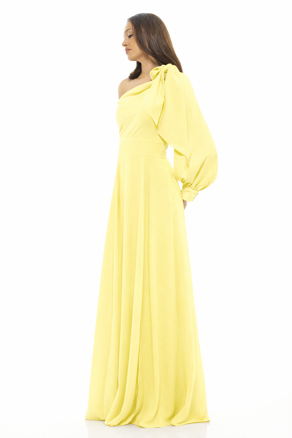 Jenny Maxi Bridesmaid Dress Lemon Frost