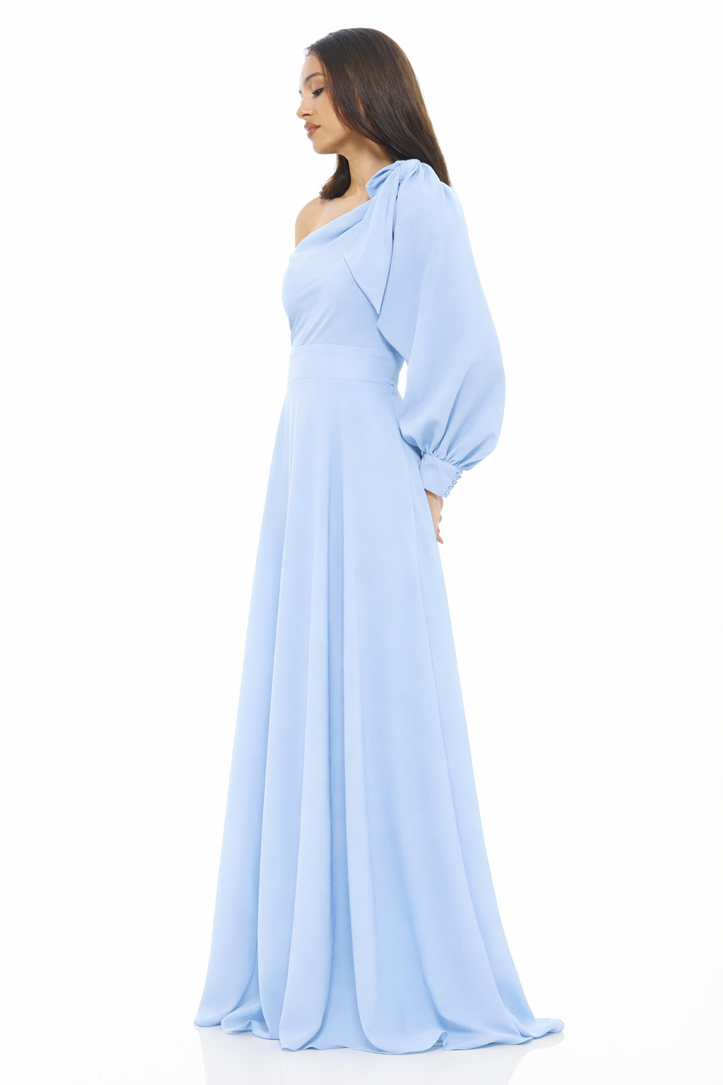 Jenny Maxi Bridesmaid Dress Artic Blue