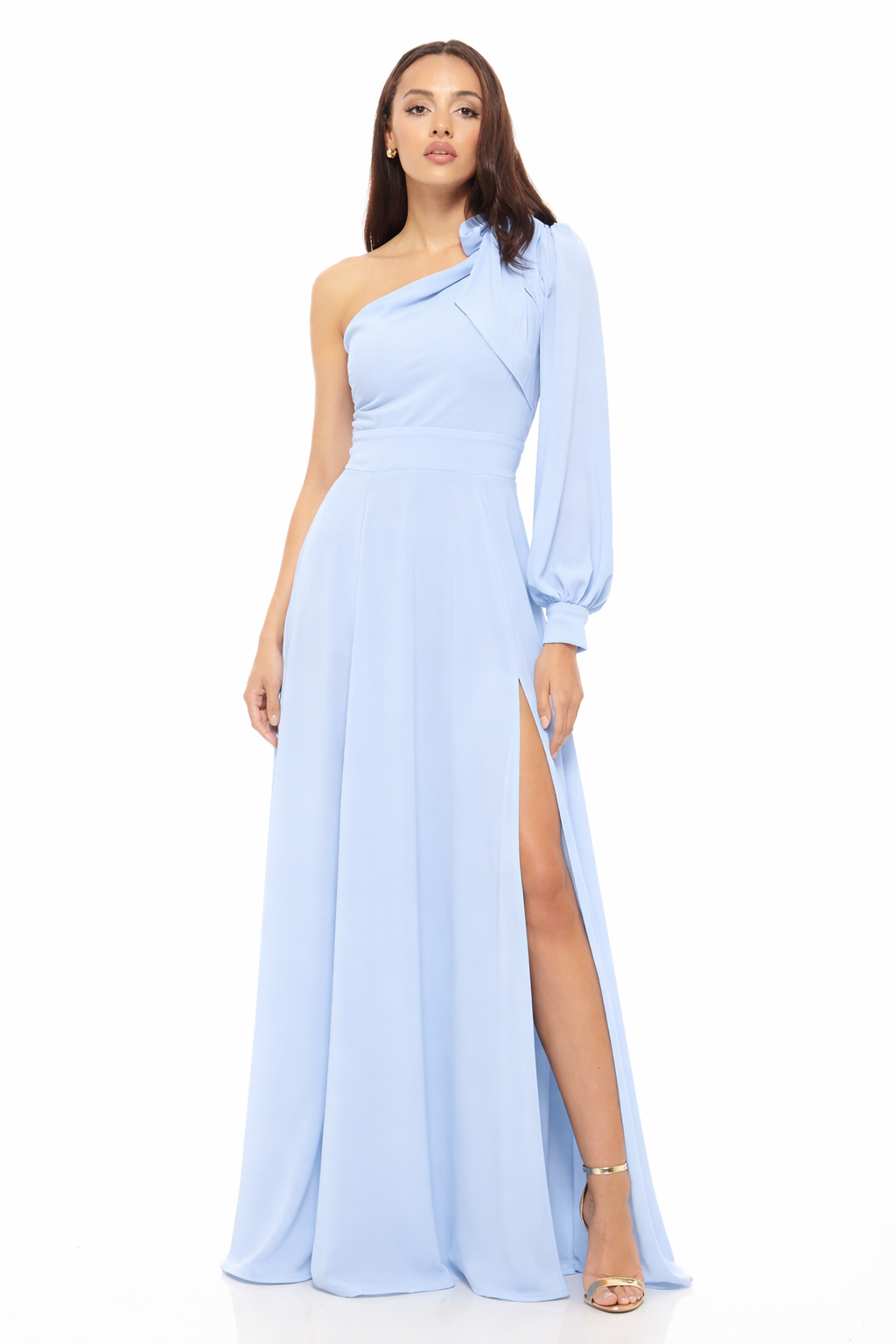 Jenny Maxi Bridesmaid Dress Artic Blue