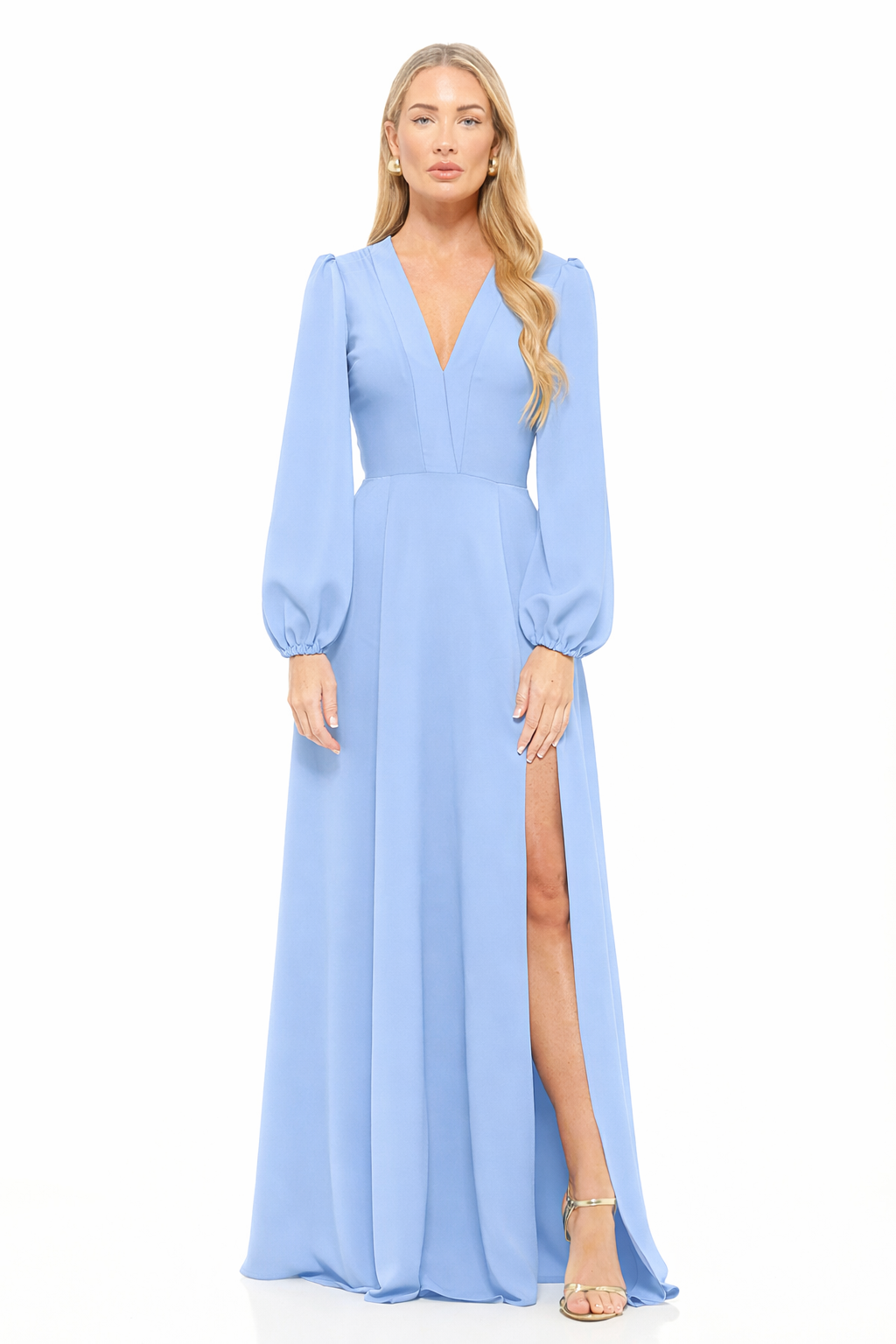 Alexandra Maxi Dress Artic Blue