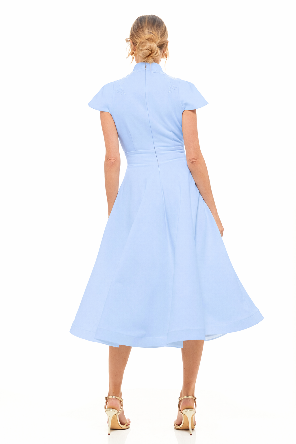 Daisy Midi Dress Artic Blue
