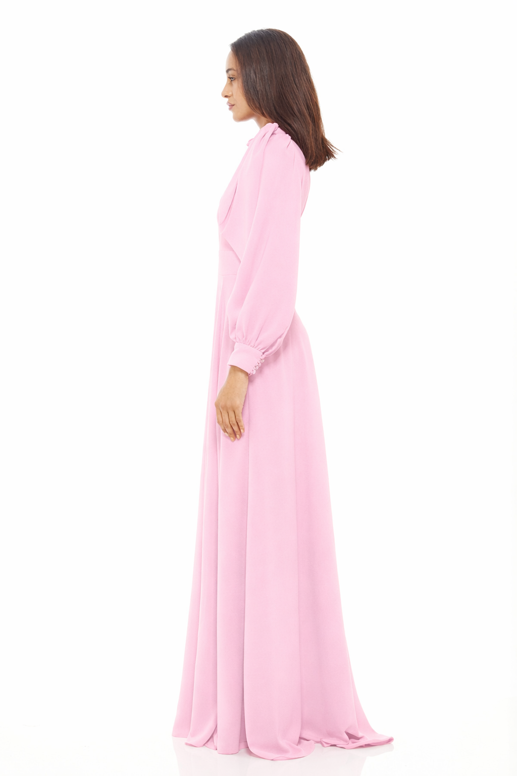 Jenny Maxi Bridesmaid Dress Powder Pink