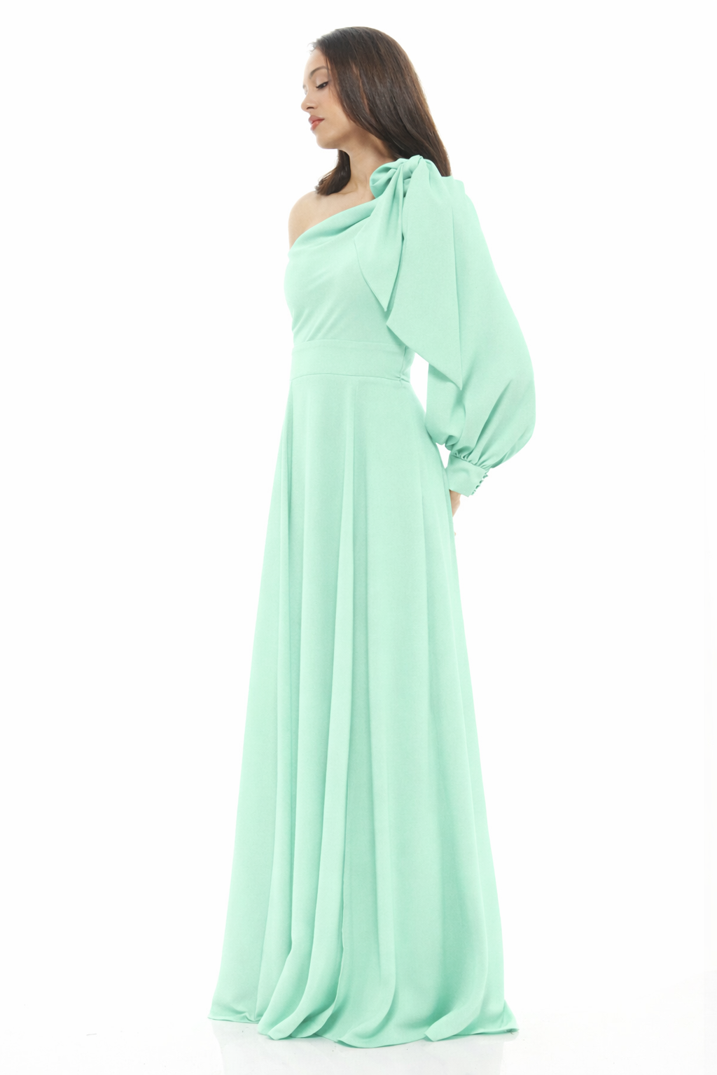 Jenny Maxi Bridesmaid Dress Mint Ice