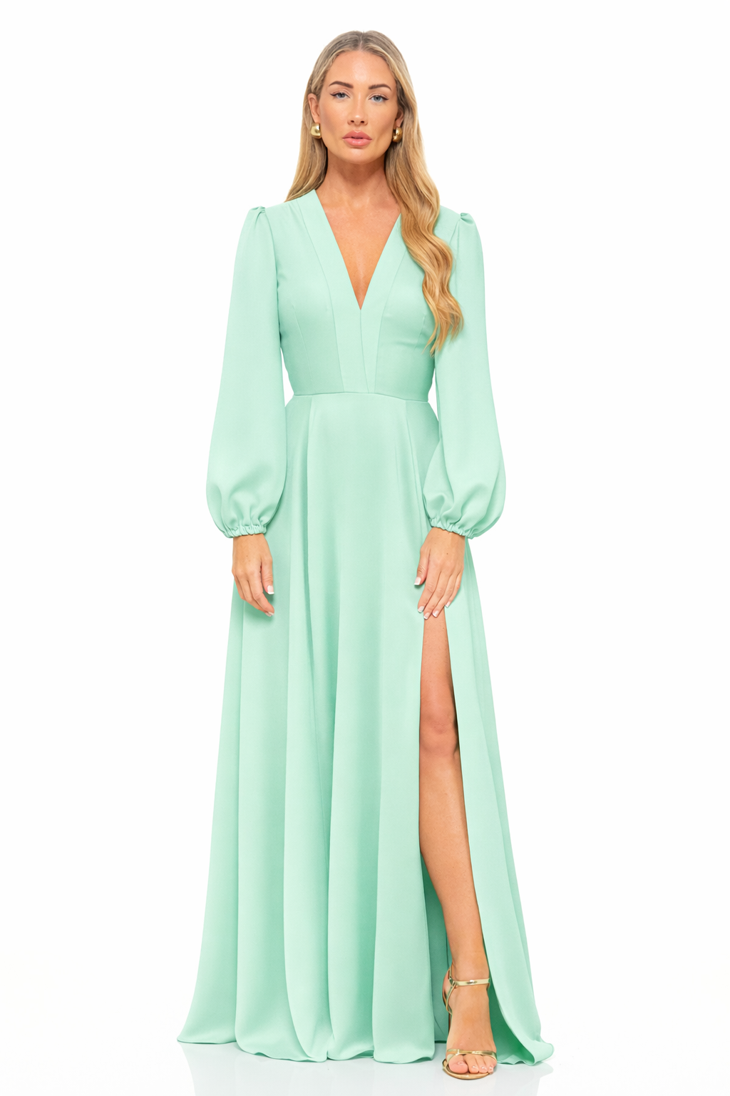 Alexandra Maxi Dress Mint Ice