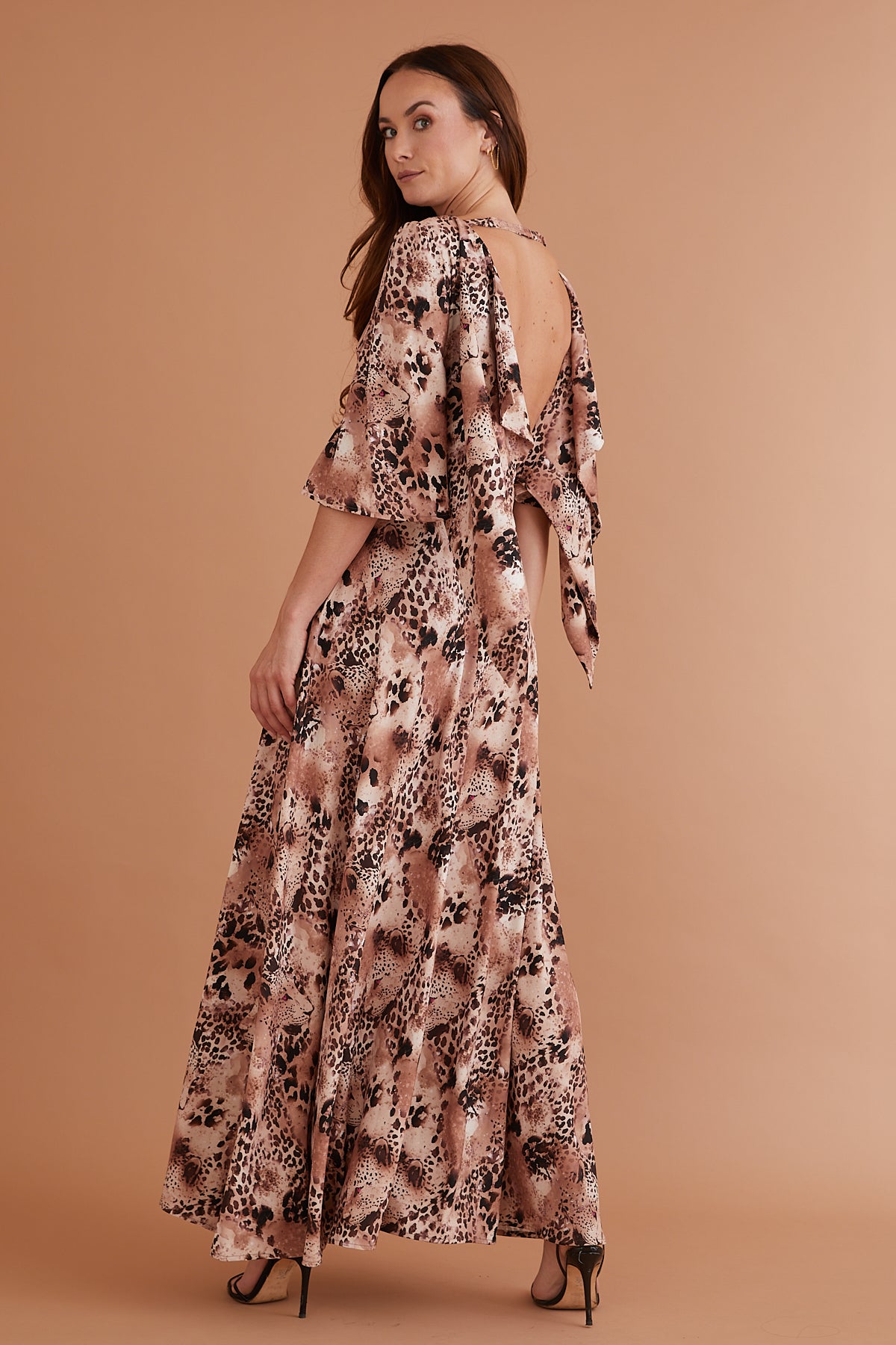 Esme Maxi Rosy Panther Print