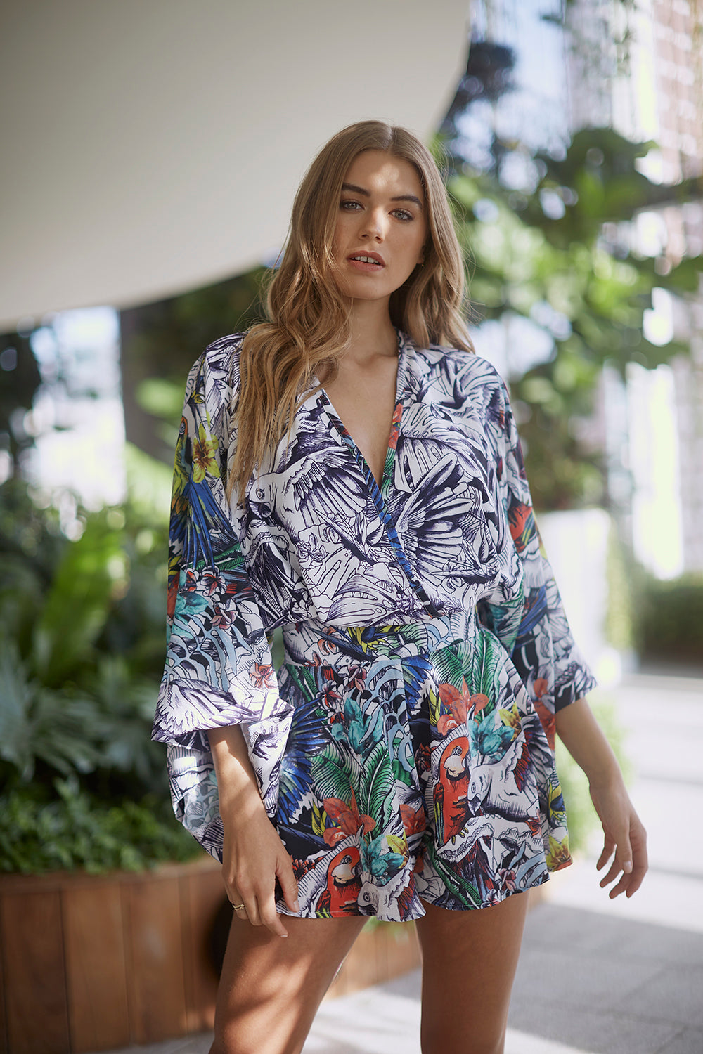 Mckenzie Playsuit Rainforest Print
