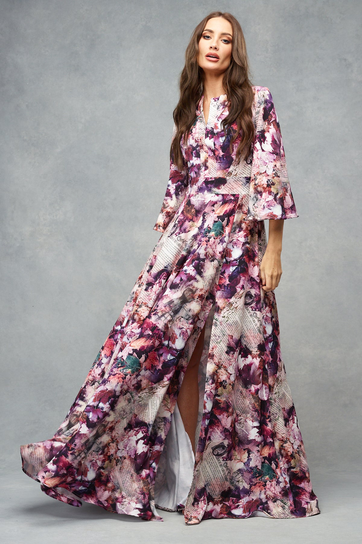 Amelia Maxi Dress Fairytale Fall Print