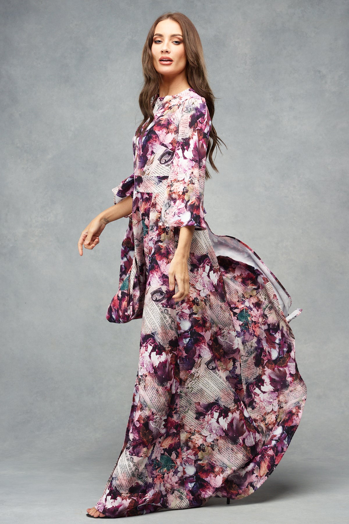 Amelia Maxi Dress Fairytale Fall Print