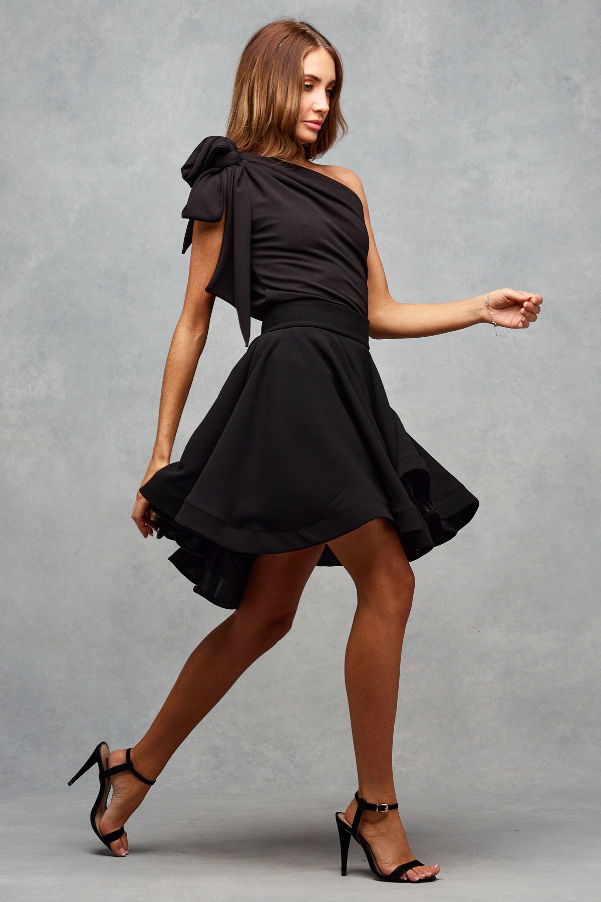 Annie Mini Dress Midnight Black