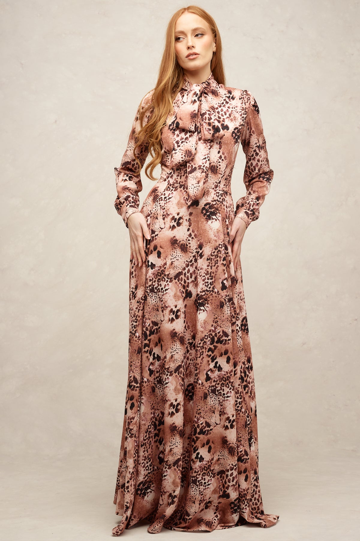 Savannah Maxi Dress Leopard Print
