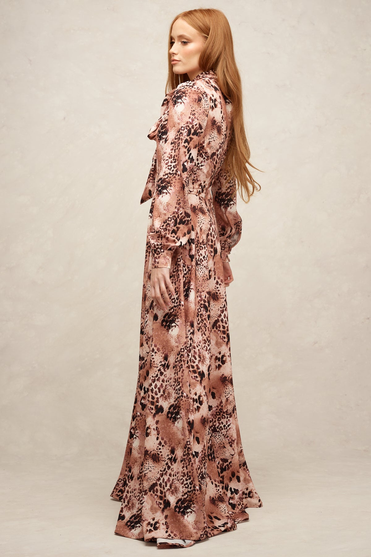 Savannah Maxi Dress Leopard Print