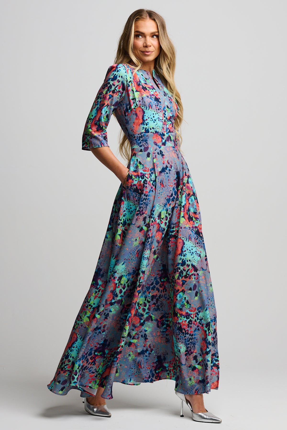 Evelyn Maxi Dress Leo Sunset
