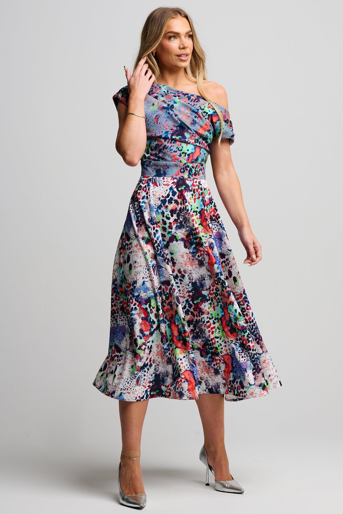 Hendrix Midi Leo Mixed Print