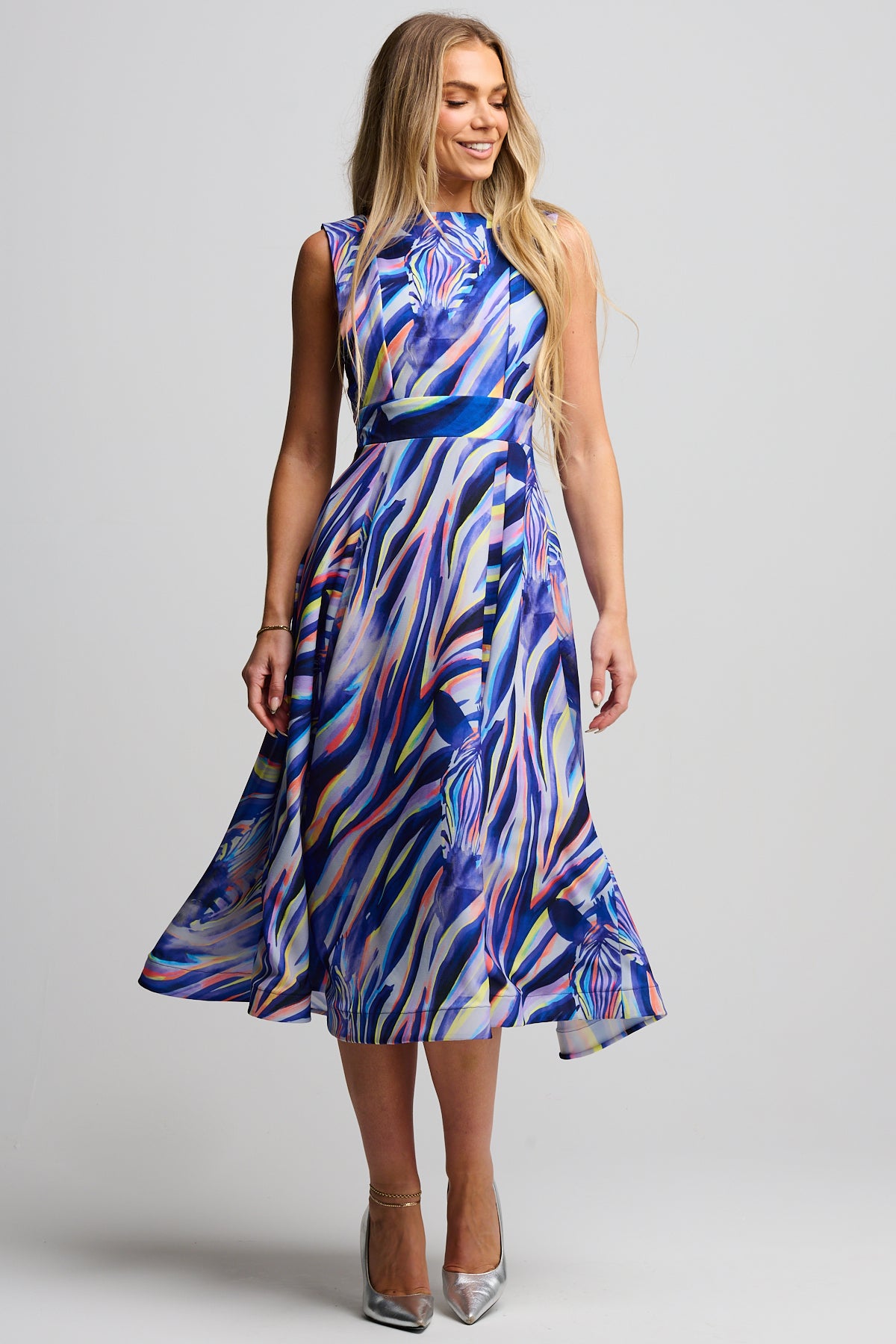 Korey Midi Zebra Dreams Print