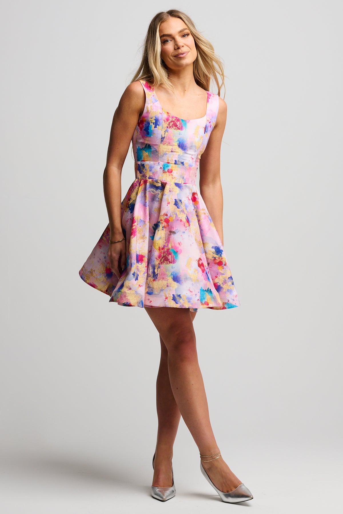 Ava Skater Pink Print