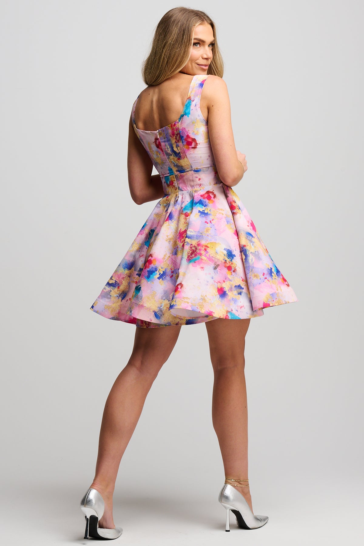 Ava Skater Pink Print