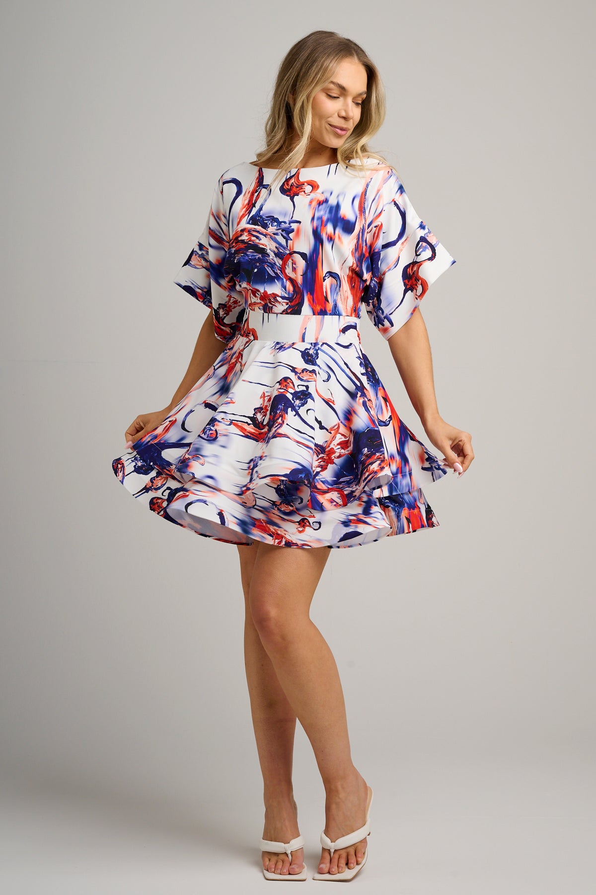 Lola Mini Dress Flamingo
