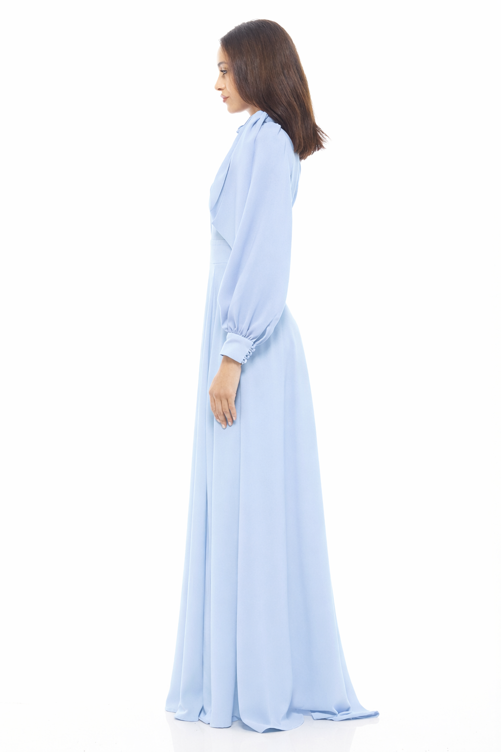 Jenny Maxi Bridesmaid Dress Artic Blue