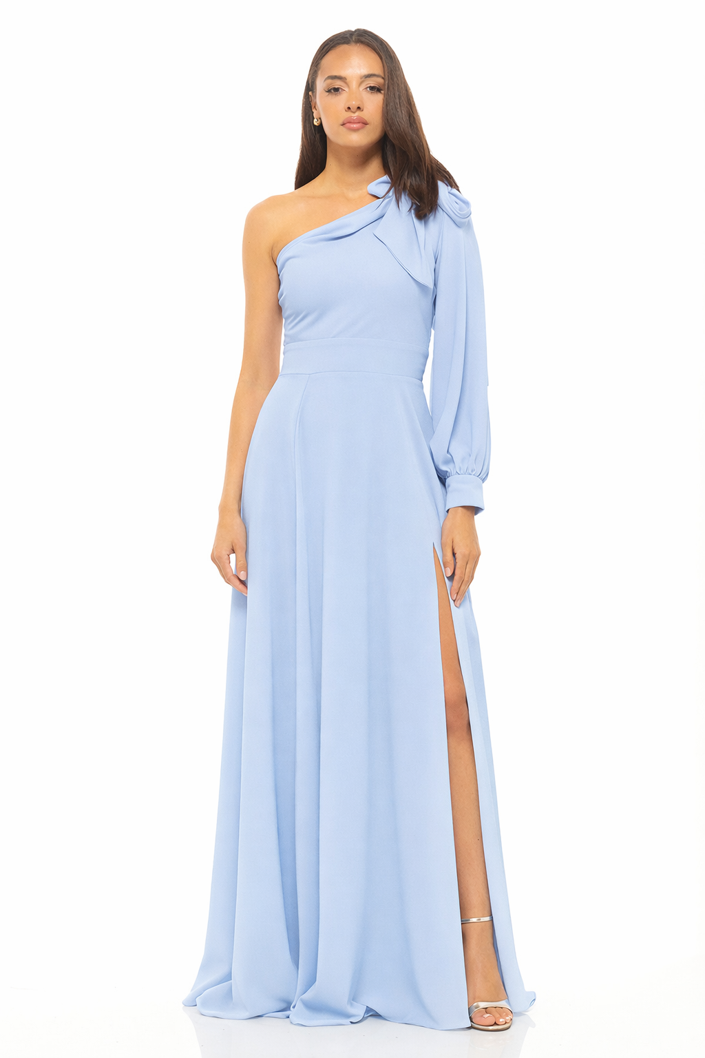 Jenny Maxi Bridesmaid Dress Artic Blue
