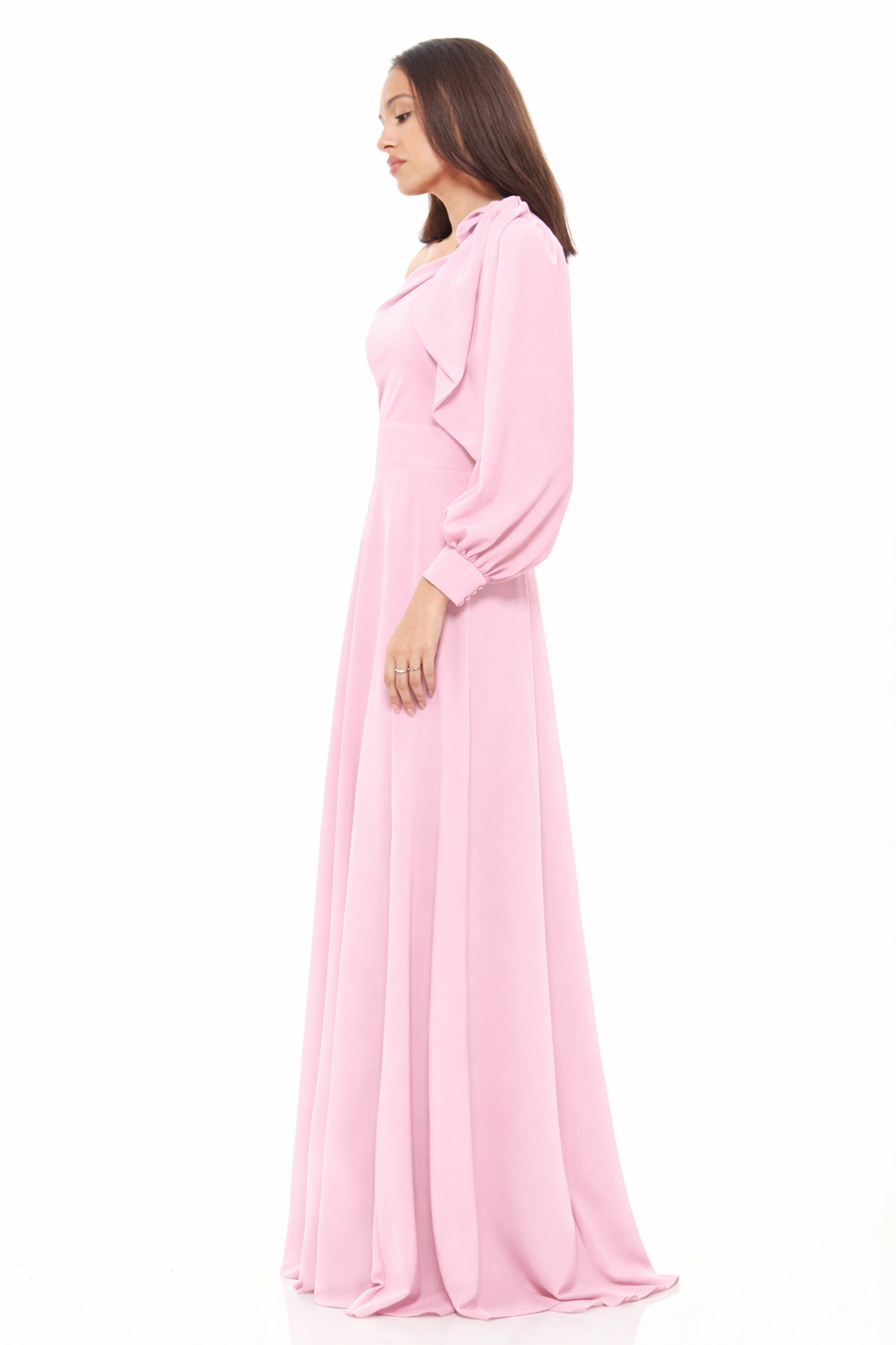 Jenny Maxi Bridesmaid Dress Powder Pink