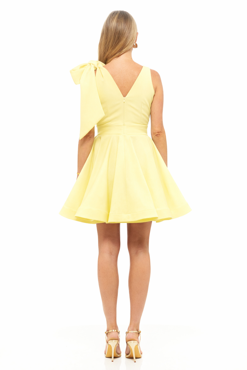 Alexis Mini Dress Lemon Frost
