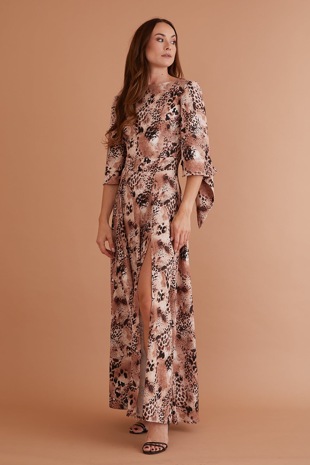 Esme Maxi Rosy Panther Print