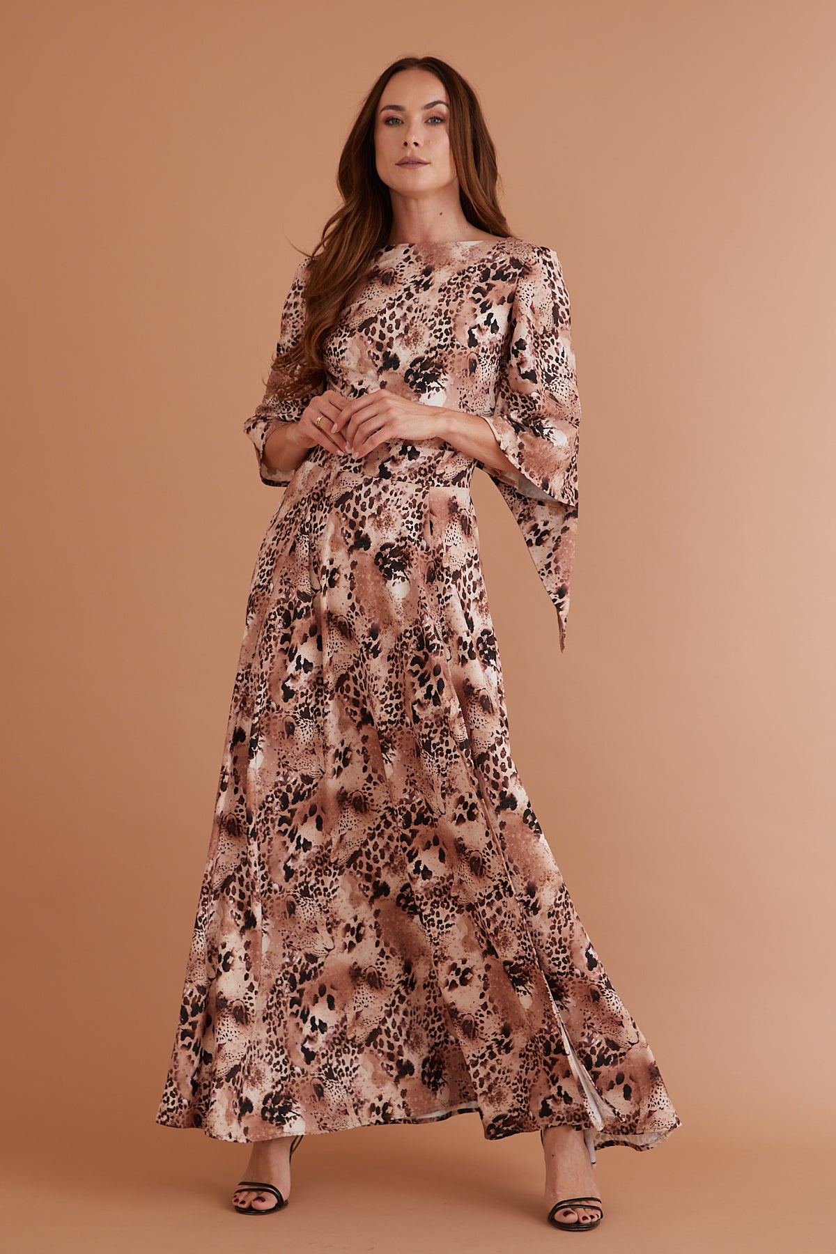 Esme Maxi Rosy Panther Print