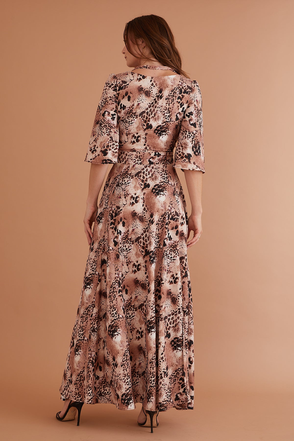 Esme Maxi Rosy Panther Print