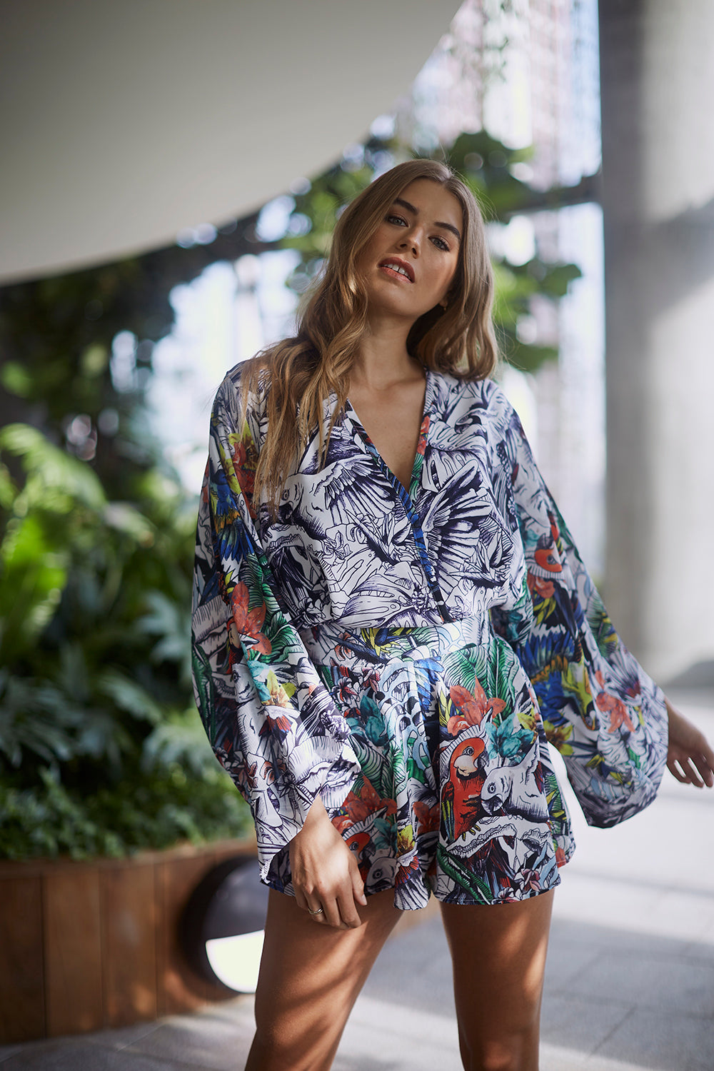 Mckenzie Playsuit Rainforest Print